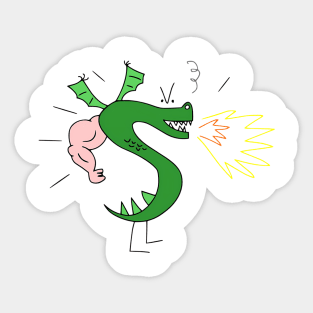 Trogdor The Burninator Sticker